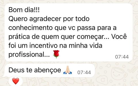 Depoimento real de aluna