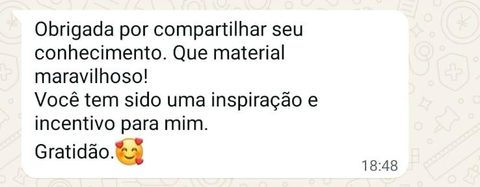 Depoimento real de aluna